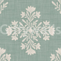 Soft leaf and flower wallpaper

