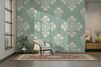 Subtle botanical pattern wallpaper

