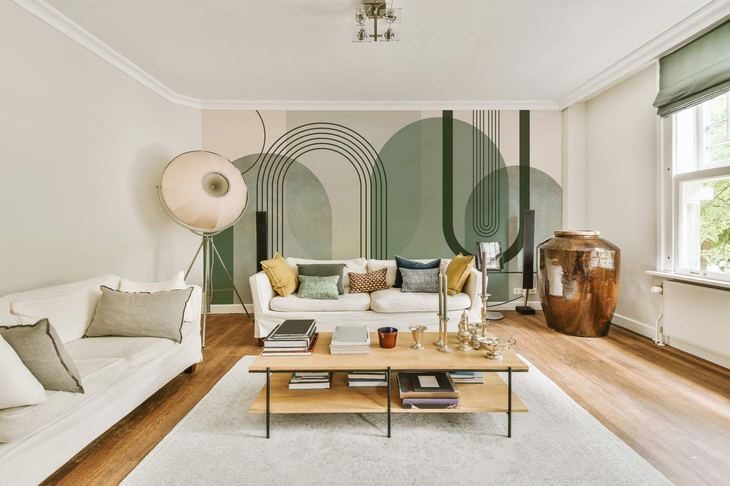 Mage Green Archways Mural