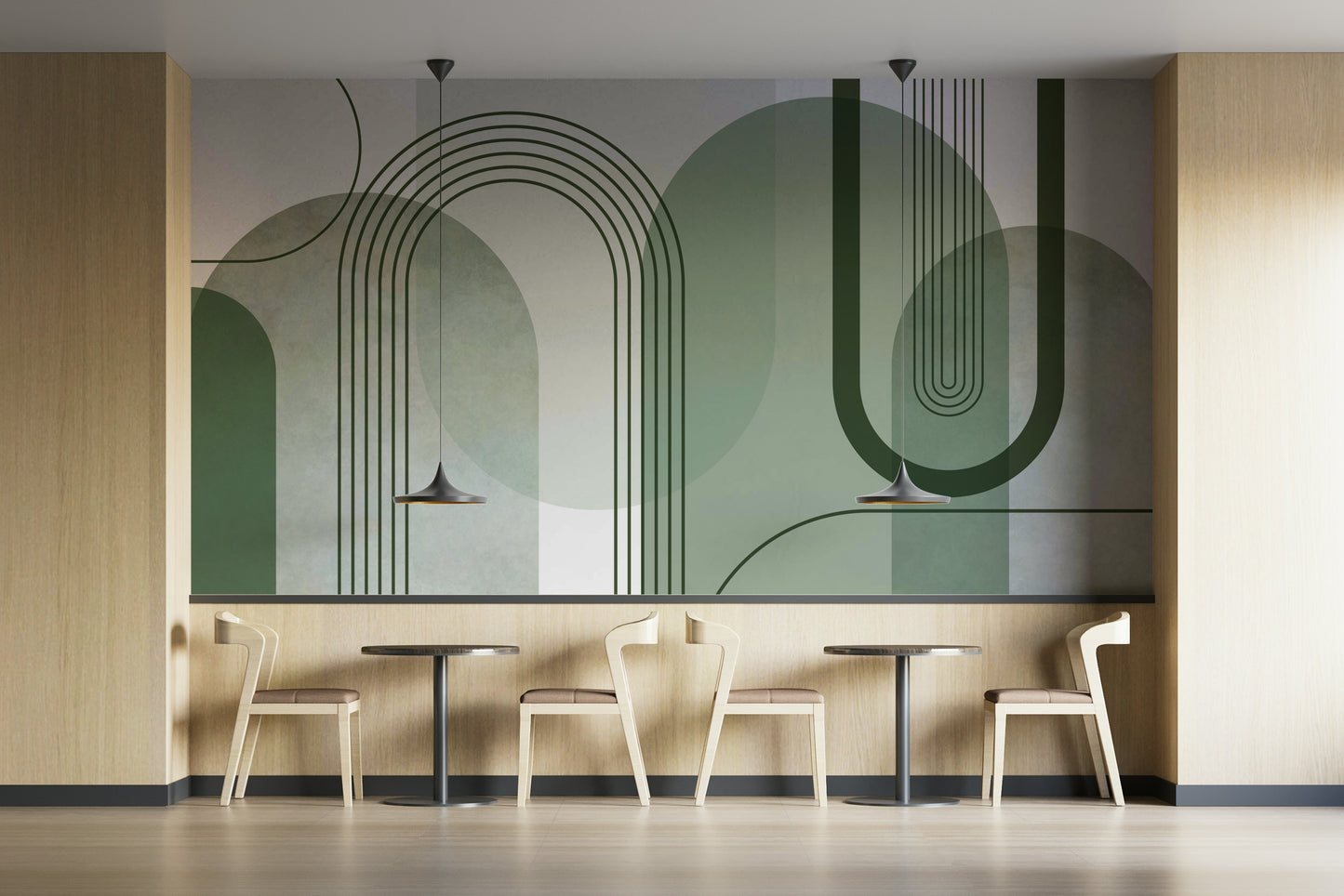 Mage Green Archways Mural
