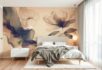 A dreamy garden decor with a sepia tone.