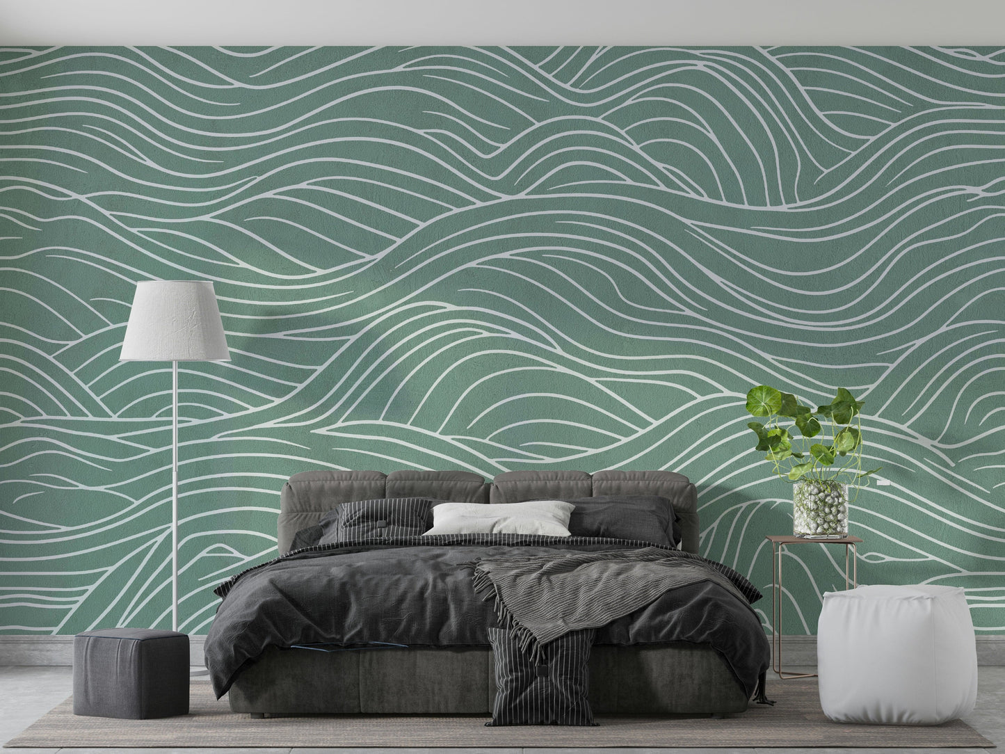 Mural wallpaper capturing a peaceful atmosphere


