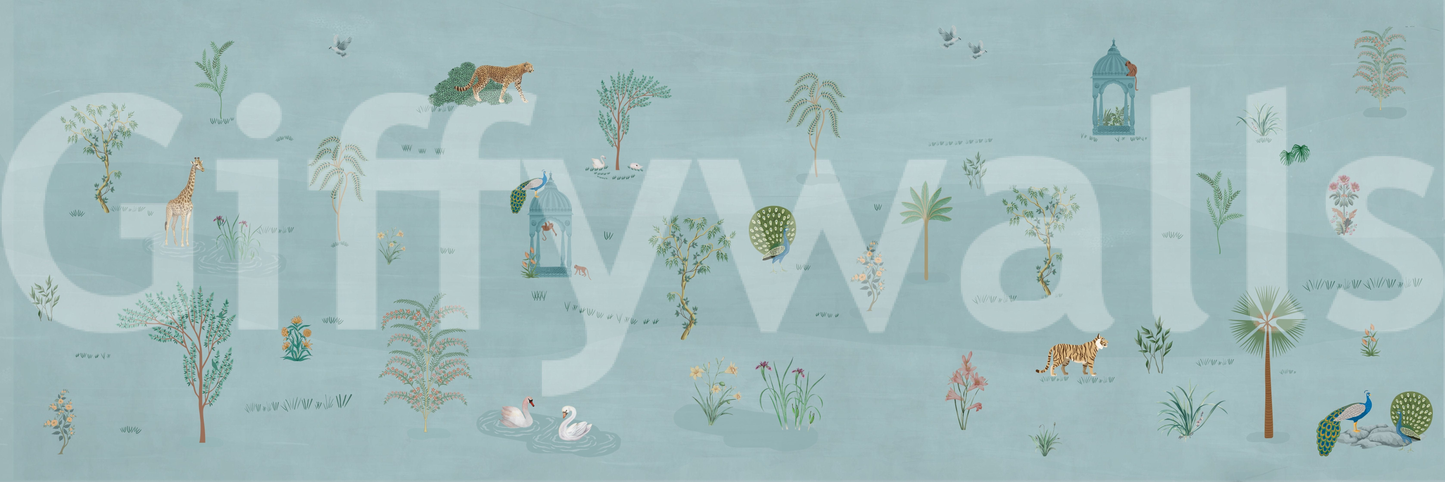 The style is painterly or a soft-focus photograph.

