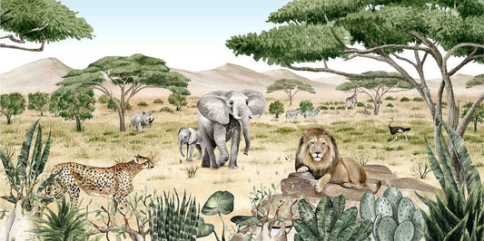 Savannah Secret Wallpaper Wandbild