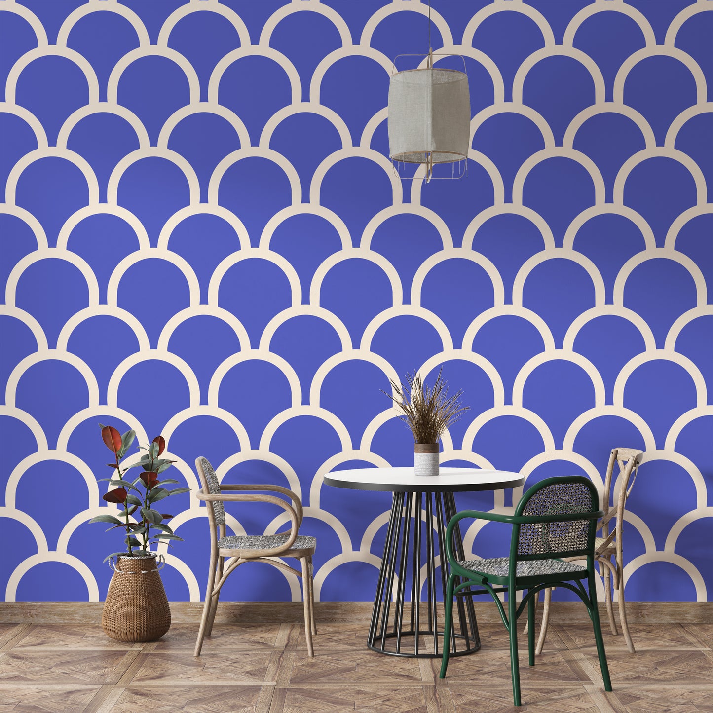 Scallop Purple Color Wallpaper for a trendy vibe