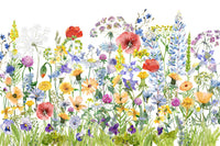 The wallpaper has a classic, timeless feel.

