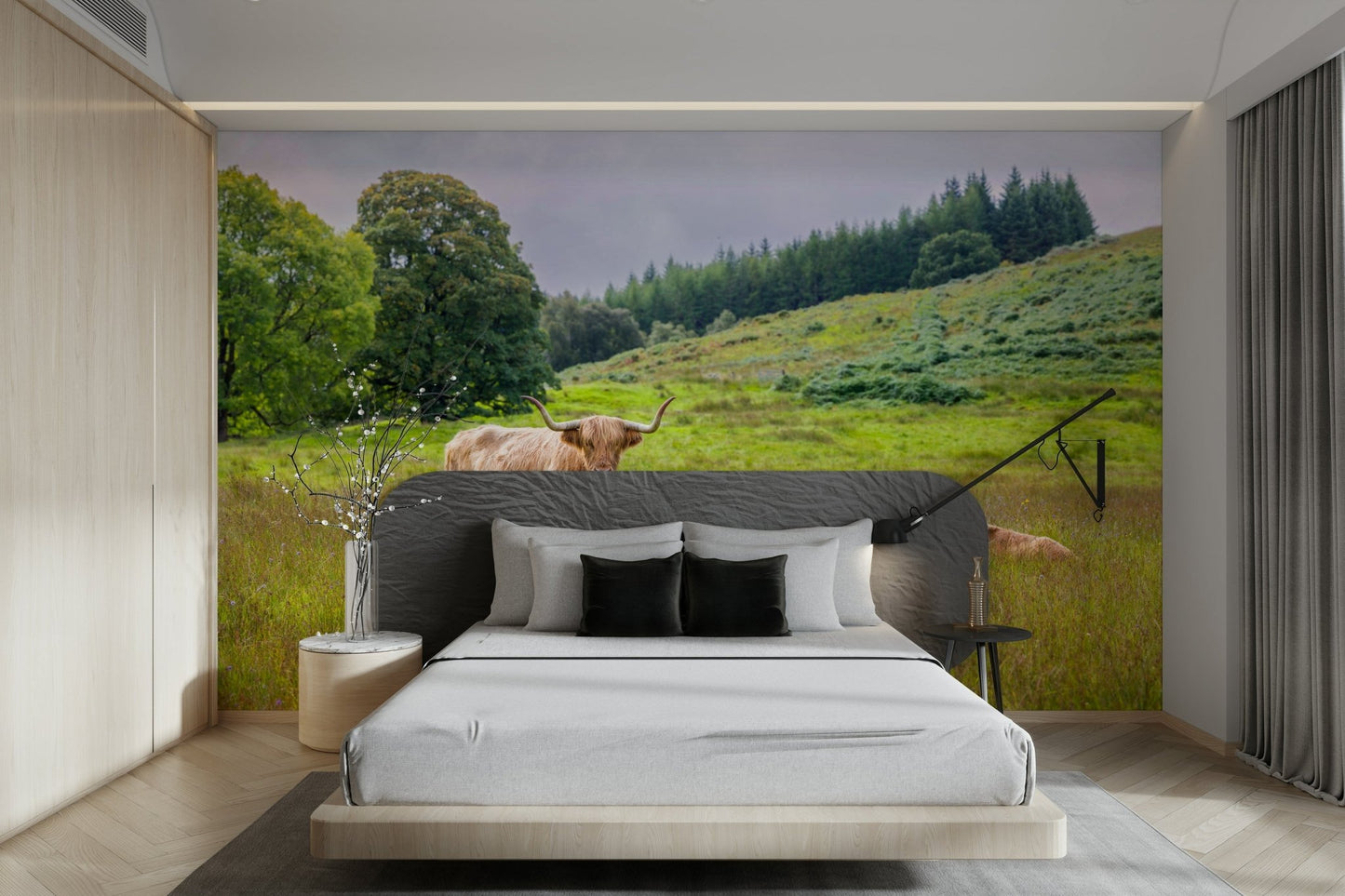 Rural Scotland mural wallpaper

