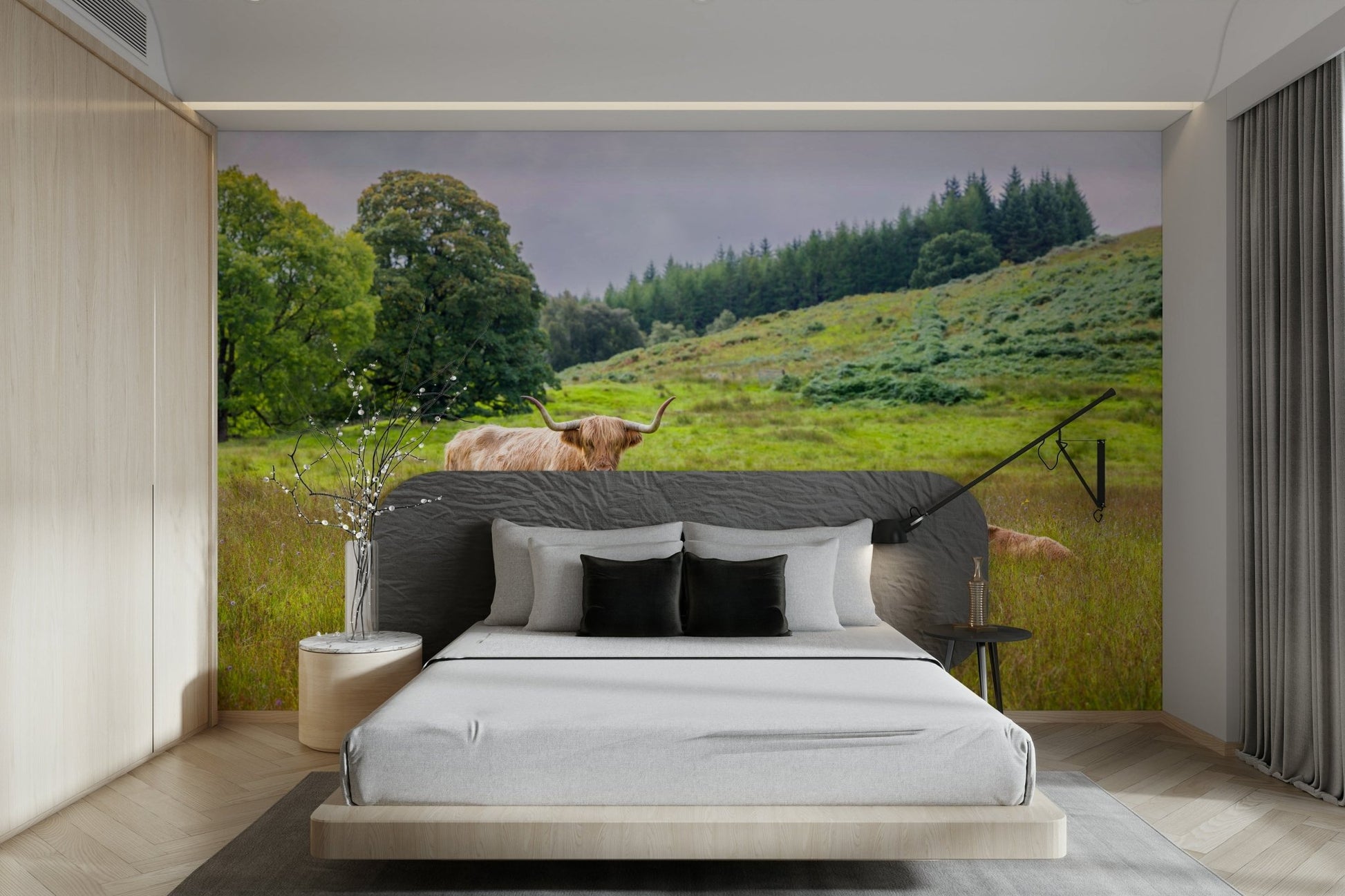Rural Scotland mural wallpaper

