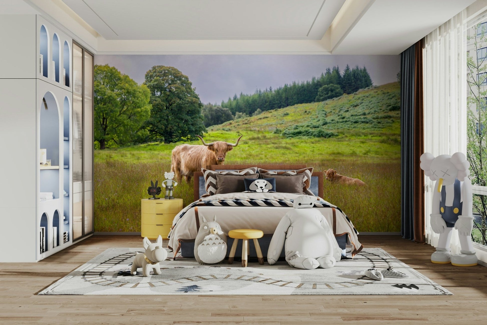 Scenic Scotland wall mural

