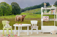 Open field countryside mural

