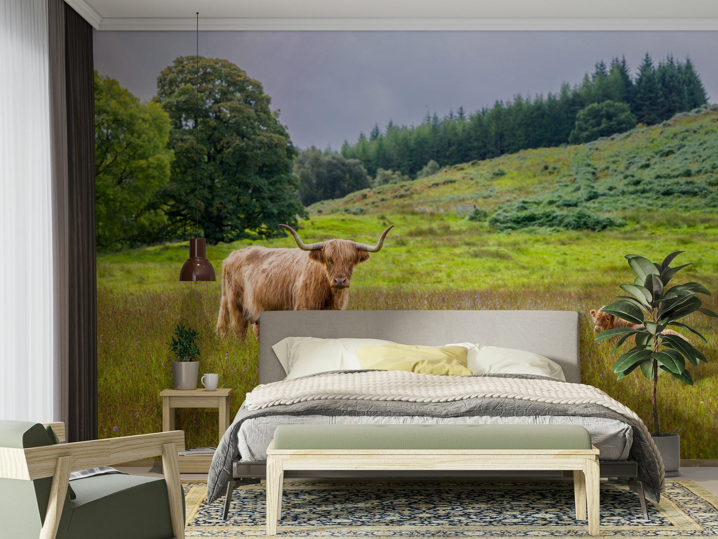 Natural tones pastoral wall art

