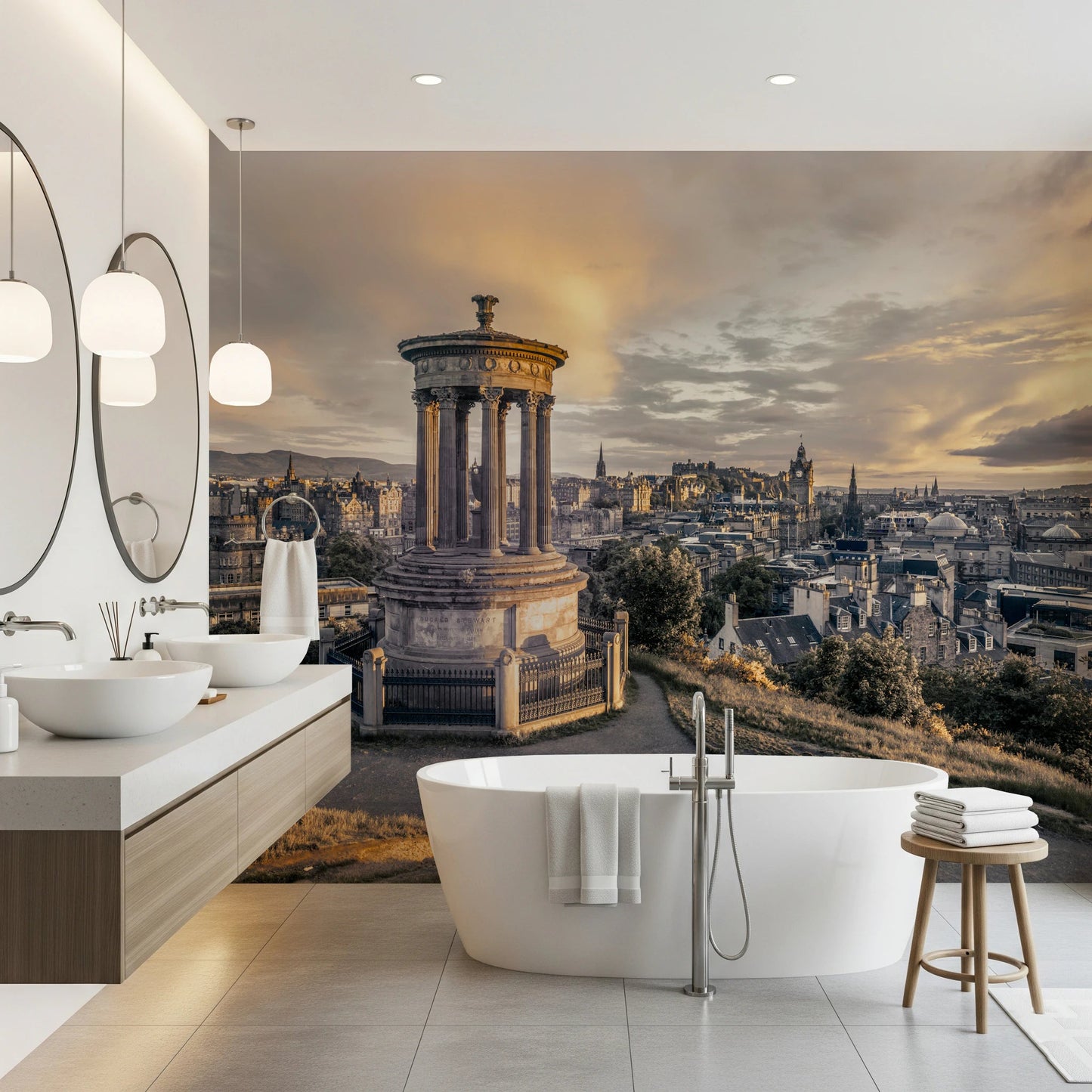 Scottish Skyline Wall Mural