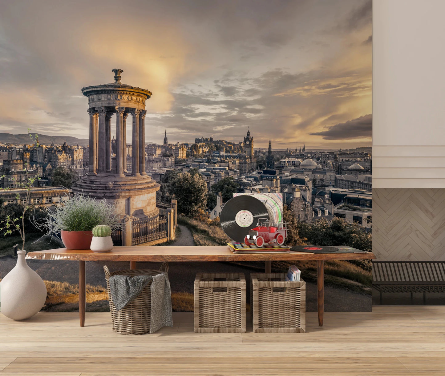 Scottish Skyline Wall Mural