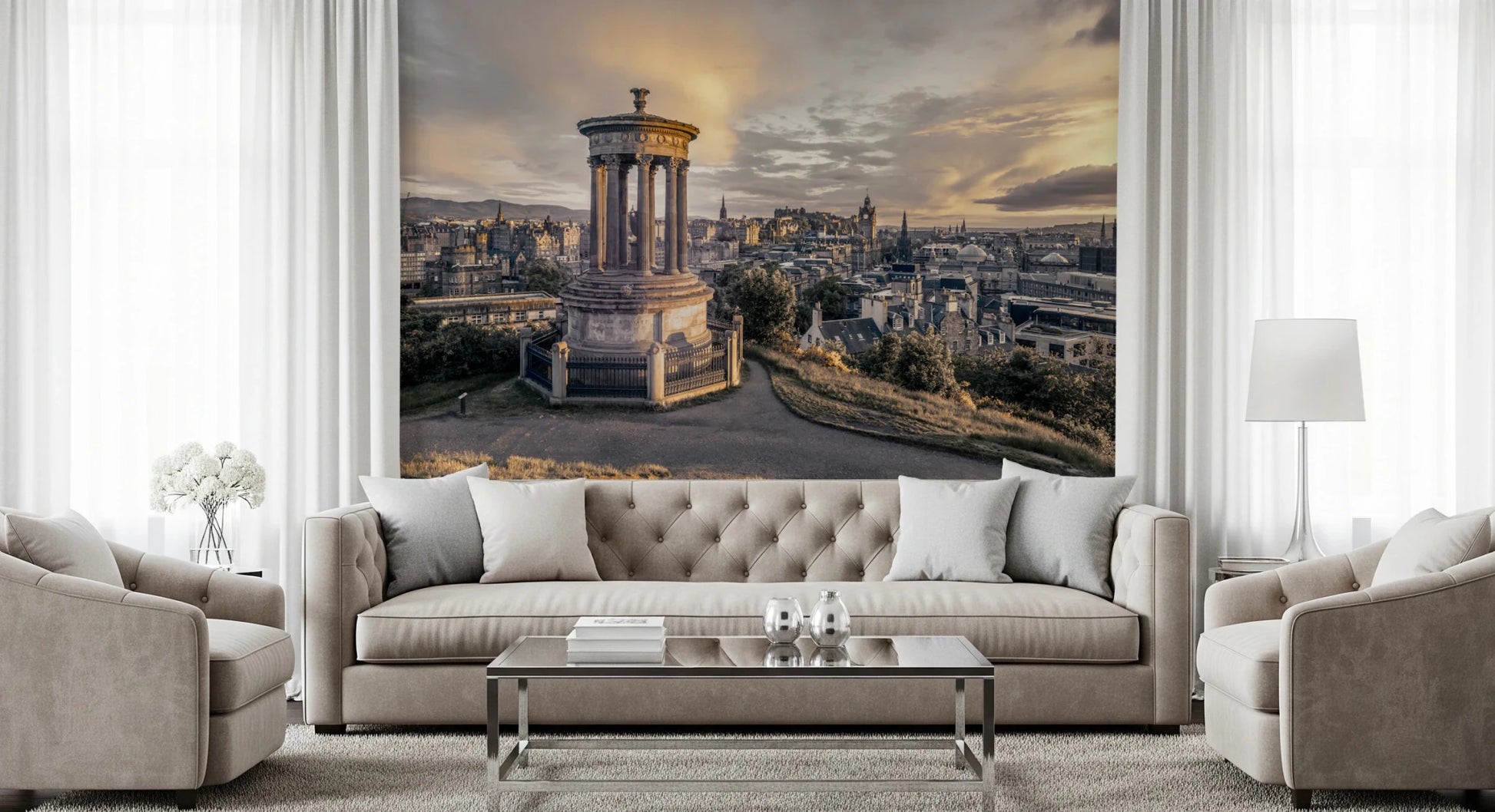 Scottish Skyline Wall Mural