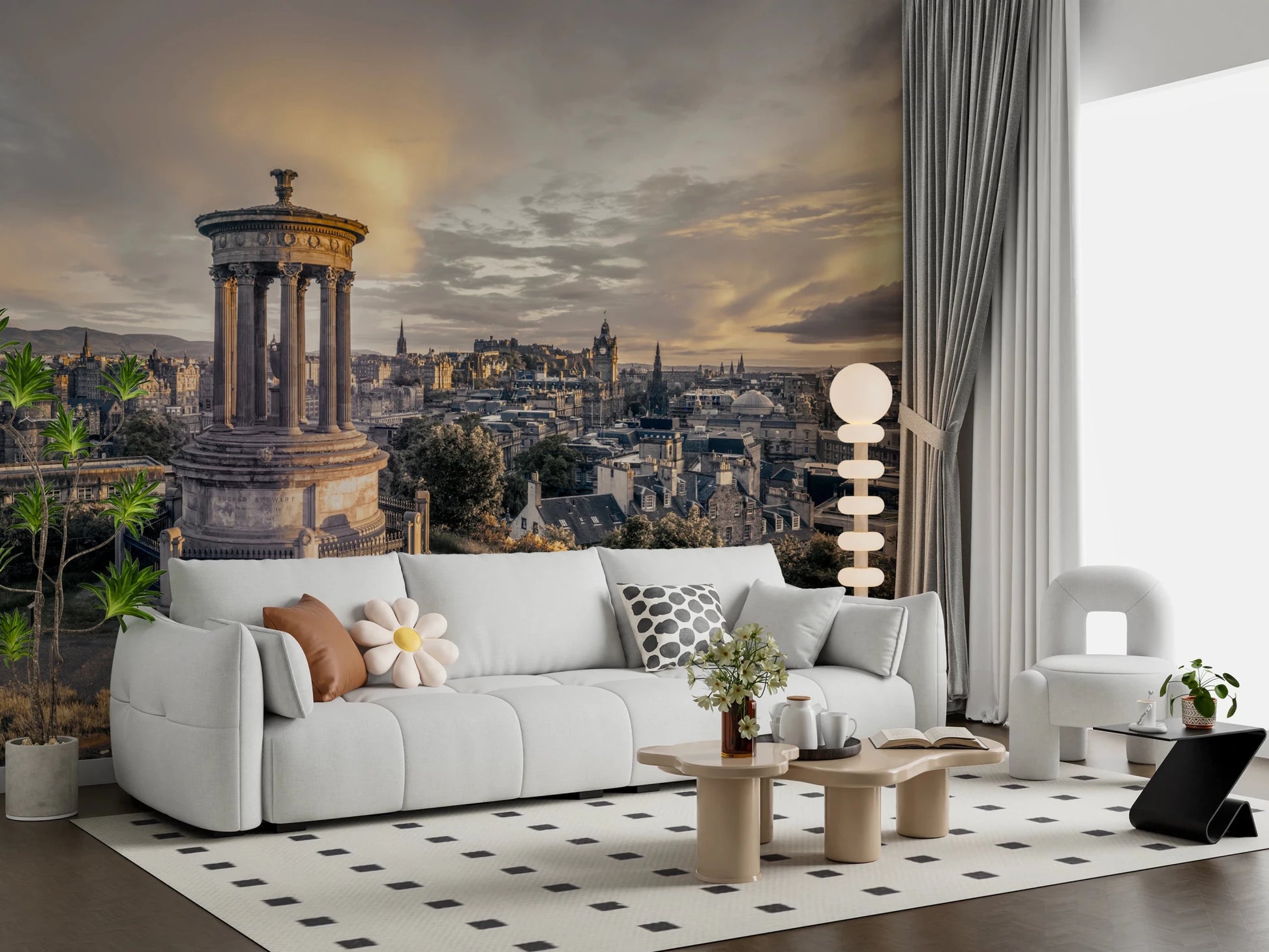 Scottish Skyline Wall Mural