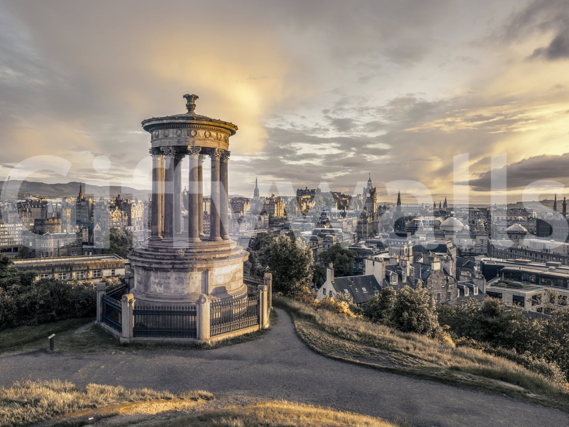 Scottish Skyline Wall Mural