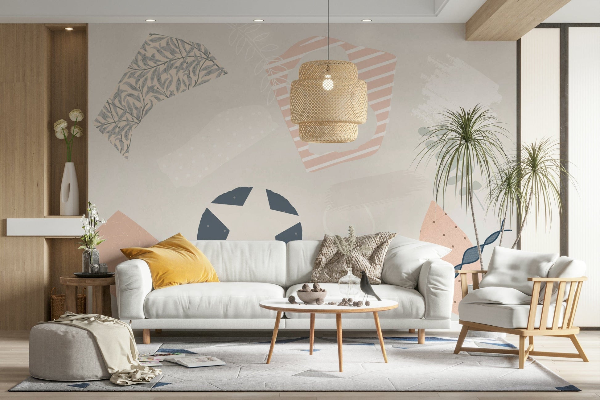 The design has a beautiful, artistic aesthetic.

