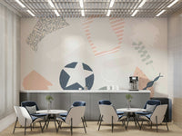 The design features a collage of different paper textures and graphics.

