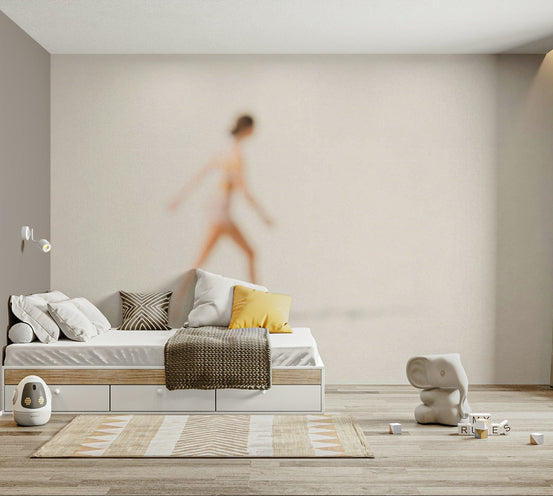 A beautiful coastal rock wallpaper mural with crashing waves.

