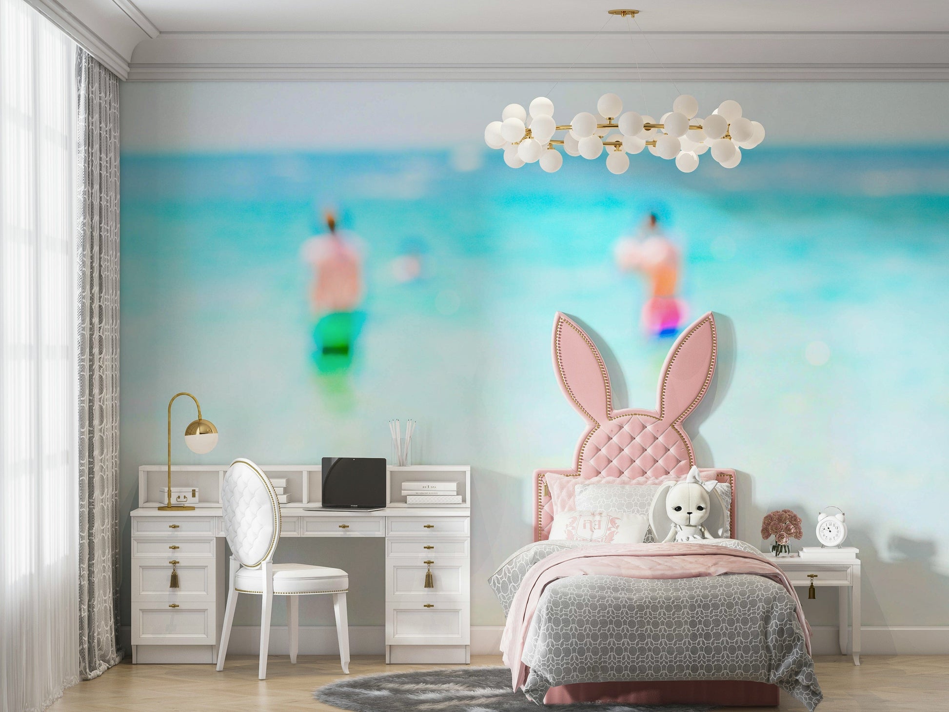 A classic nautical wallpaper for walls.

