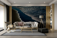 A classic ocean wallpaper for walls with a coastal theme.

