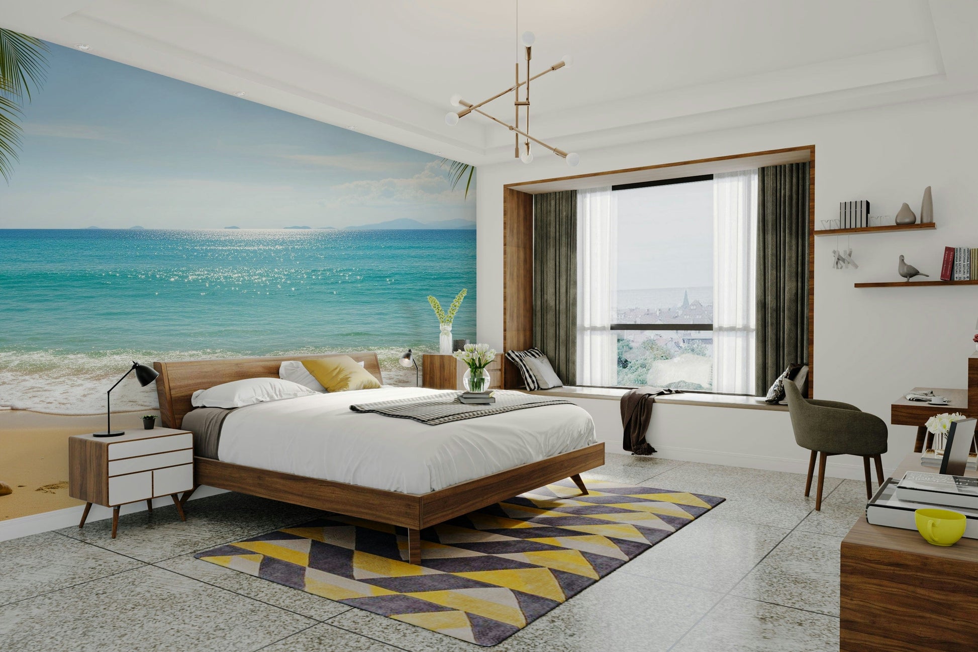 The overall feel is quiet and serene.

