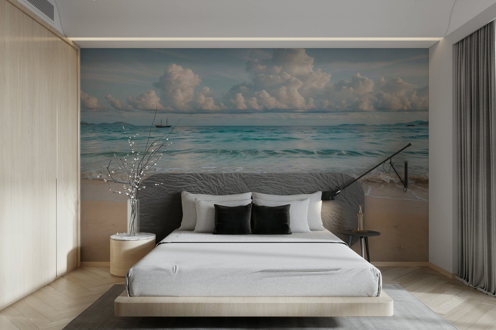 The design has a beautiful, artistic aesthetic.

