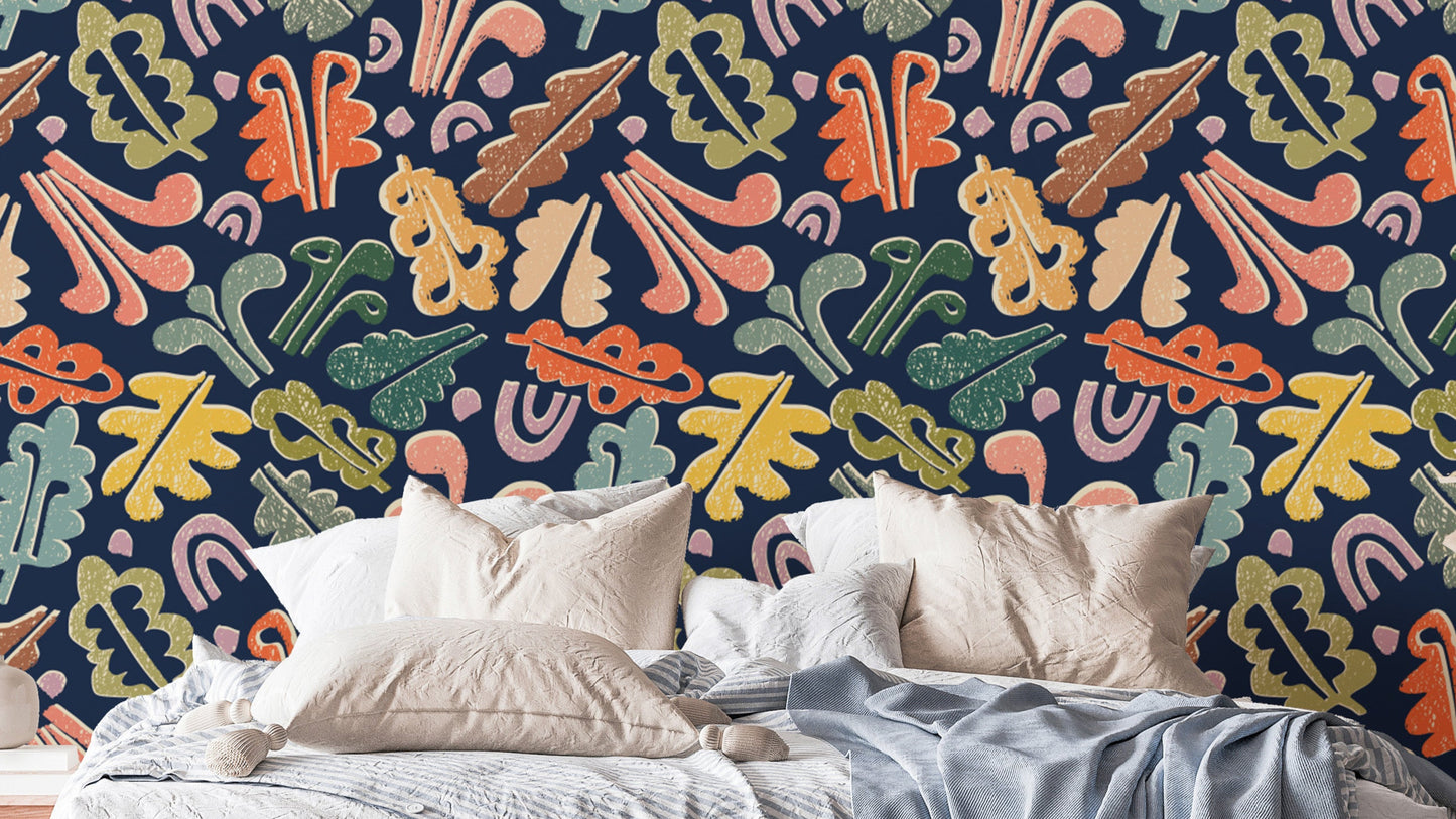 Rhythmic Jazz Harmony Wallpaper Mural
