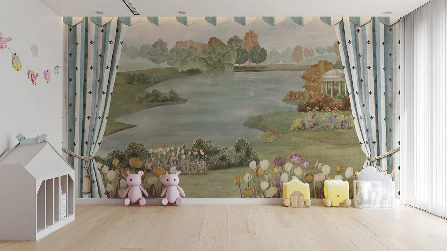 Havlandskab vægmaleri