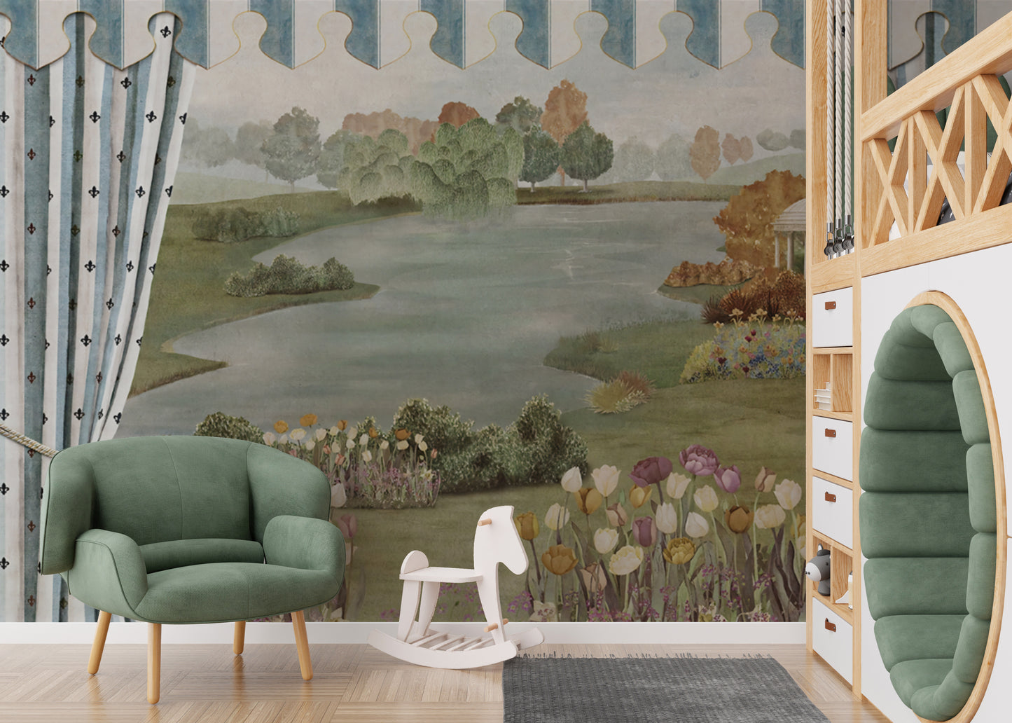 Havlandskab vægmaleri