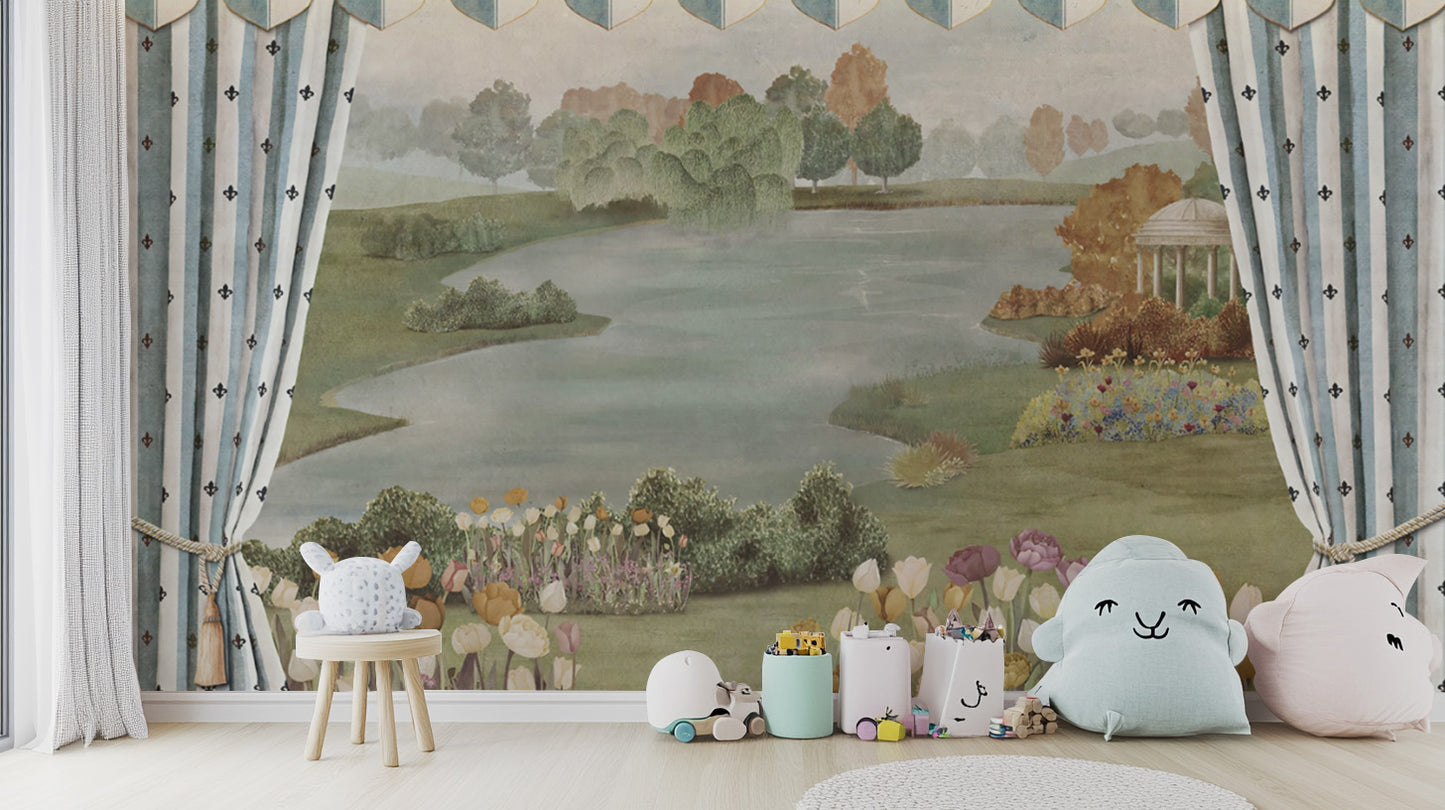 Havlandskab vægmaleri