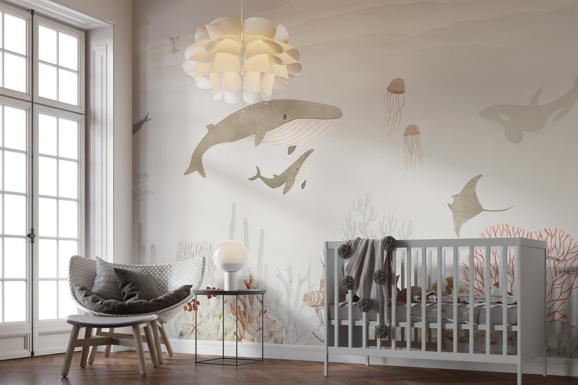 Sensational Sea Brown Wall Mural - Giffywalls