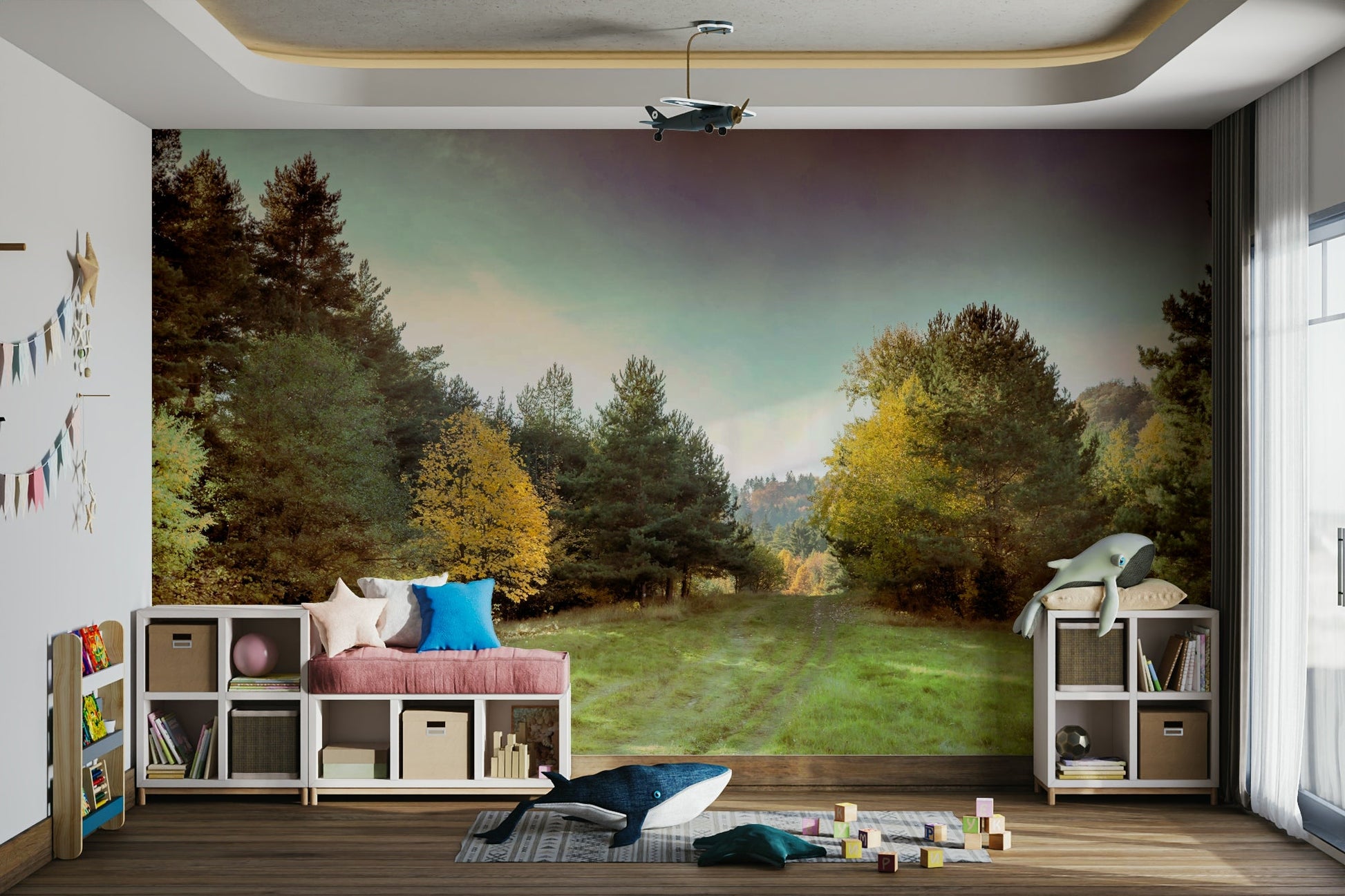 The high-resolution print shows the detailed texture of leaves and bark.

