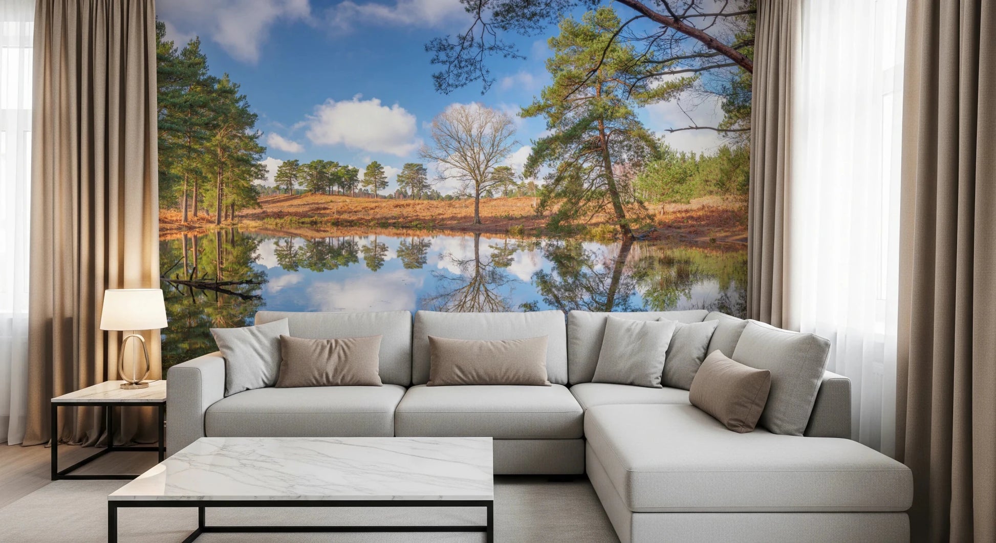 Serene Beauty of Nature Wall Mural