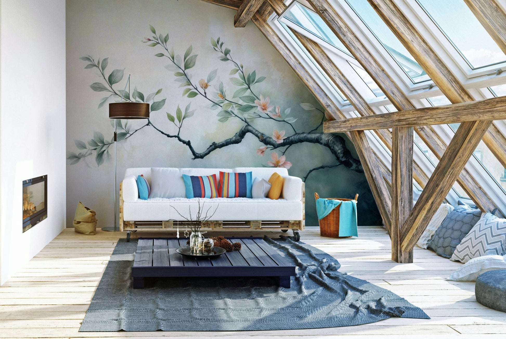 The composition is dynamic and flowing.

