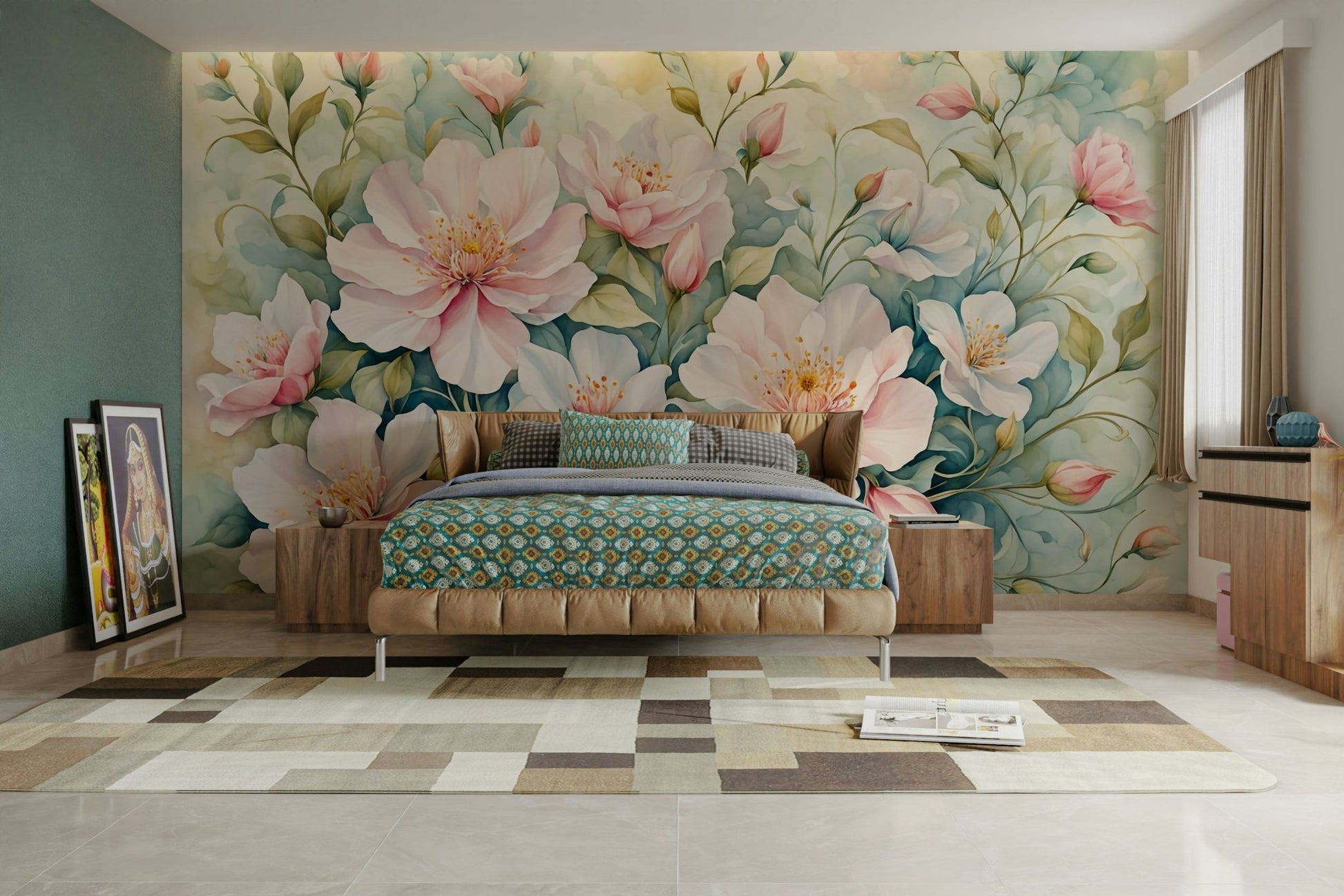 The composition is dynamic and full of depth.

