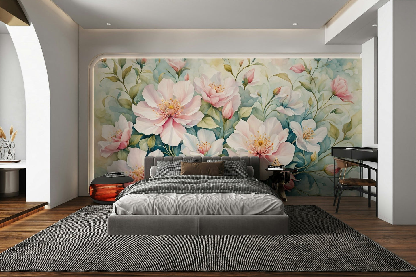 The mood is peaceful and serene.

