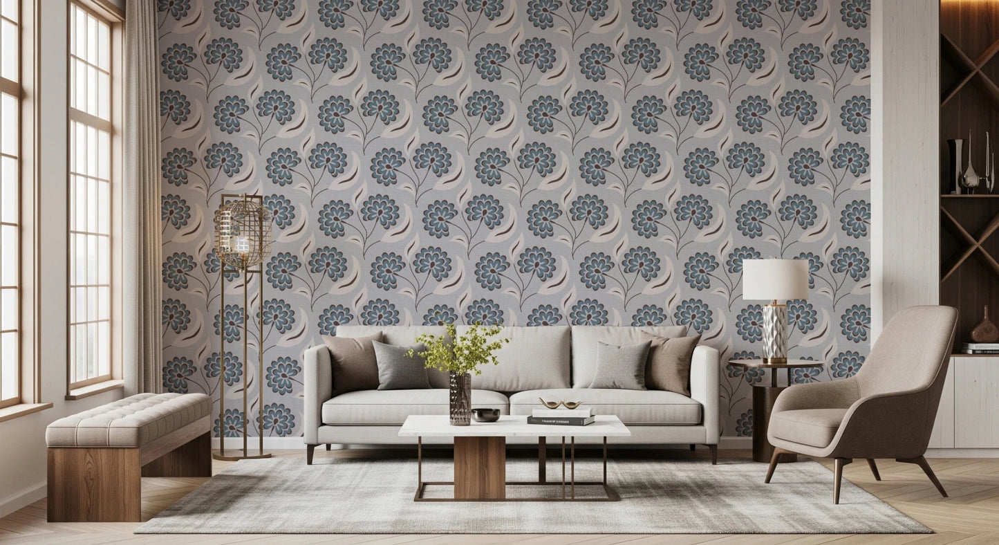 Serene Blooms Wallpaper⁠