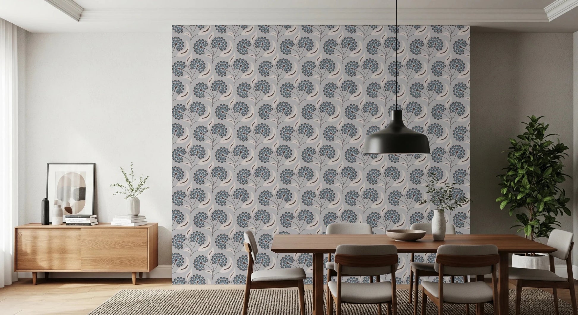 Serene Blooms Wallpaper⁠