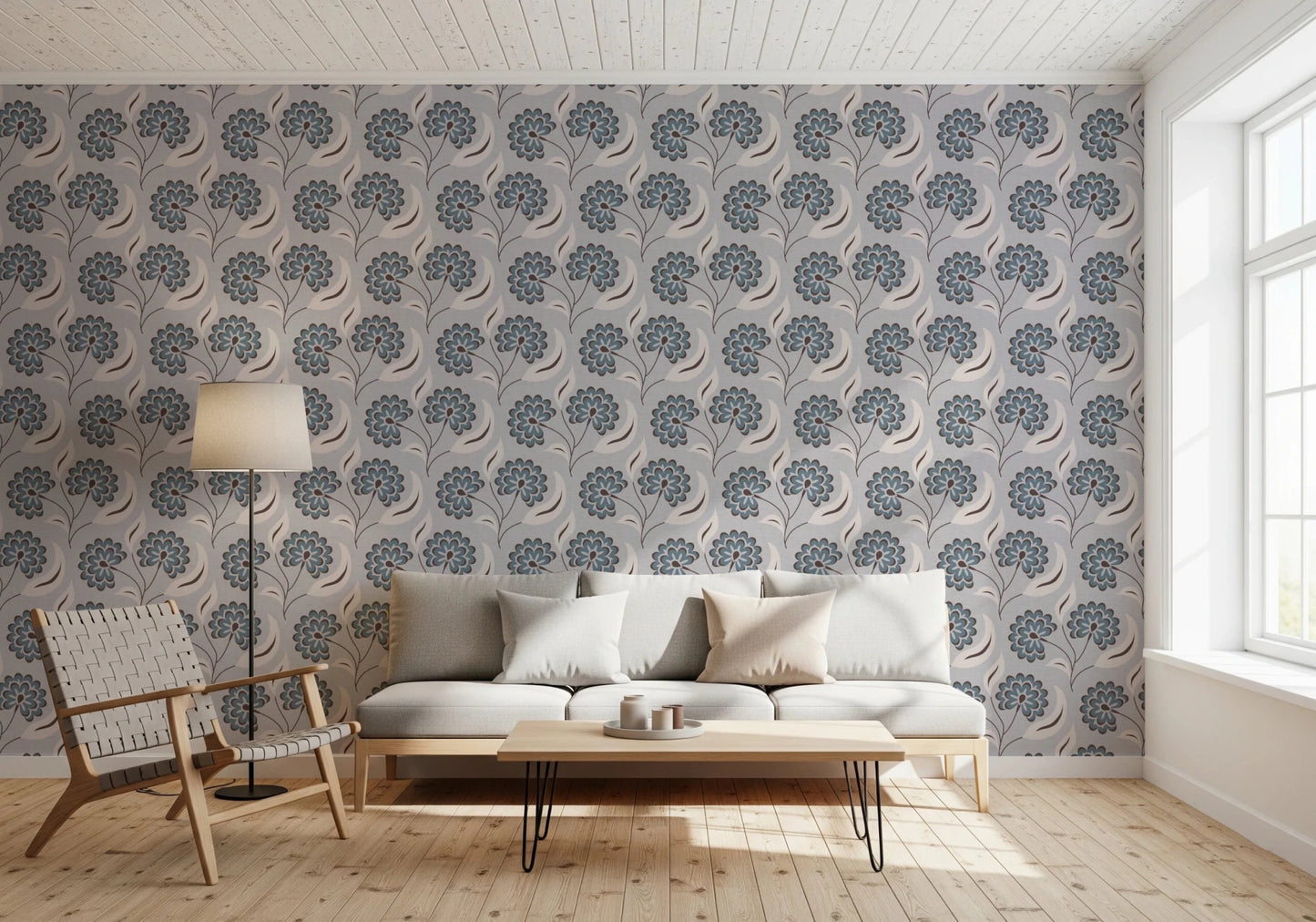 Serene Blooms Wallpaper⁠