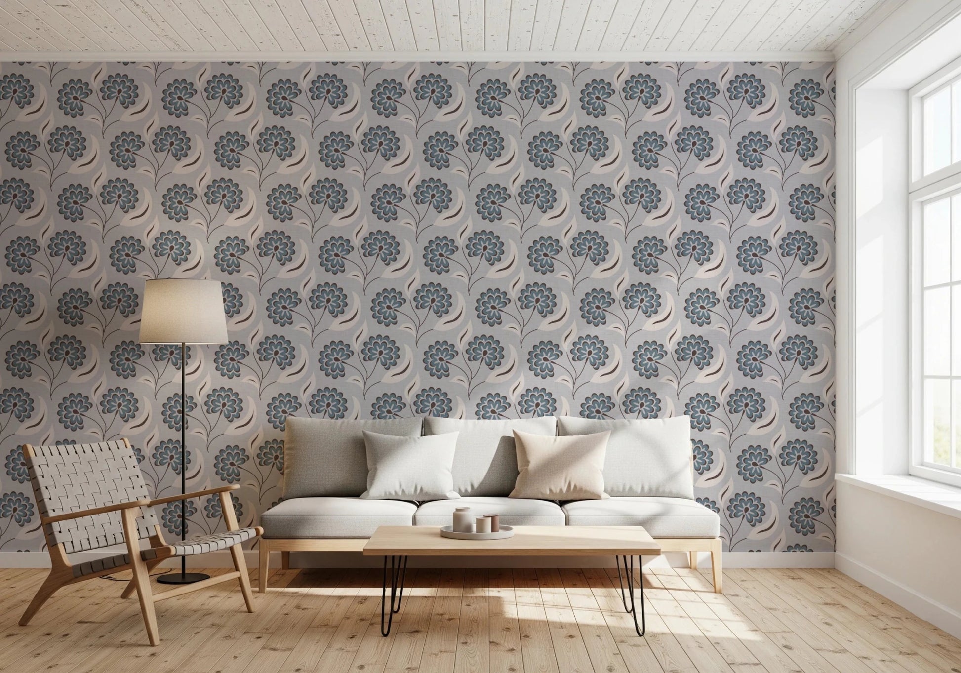 Serene Blooms Wallpaper⁠