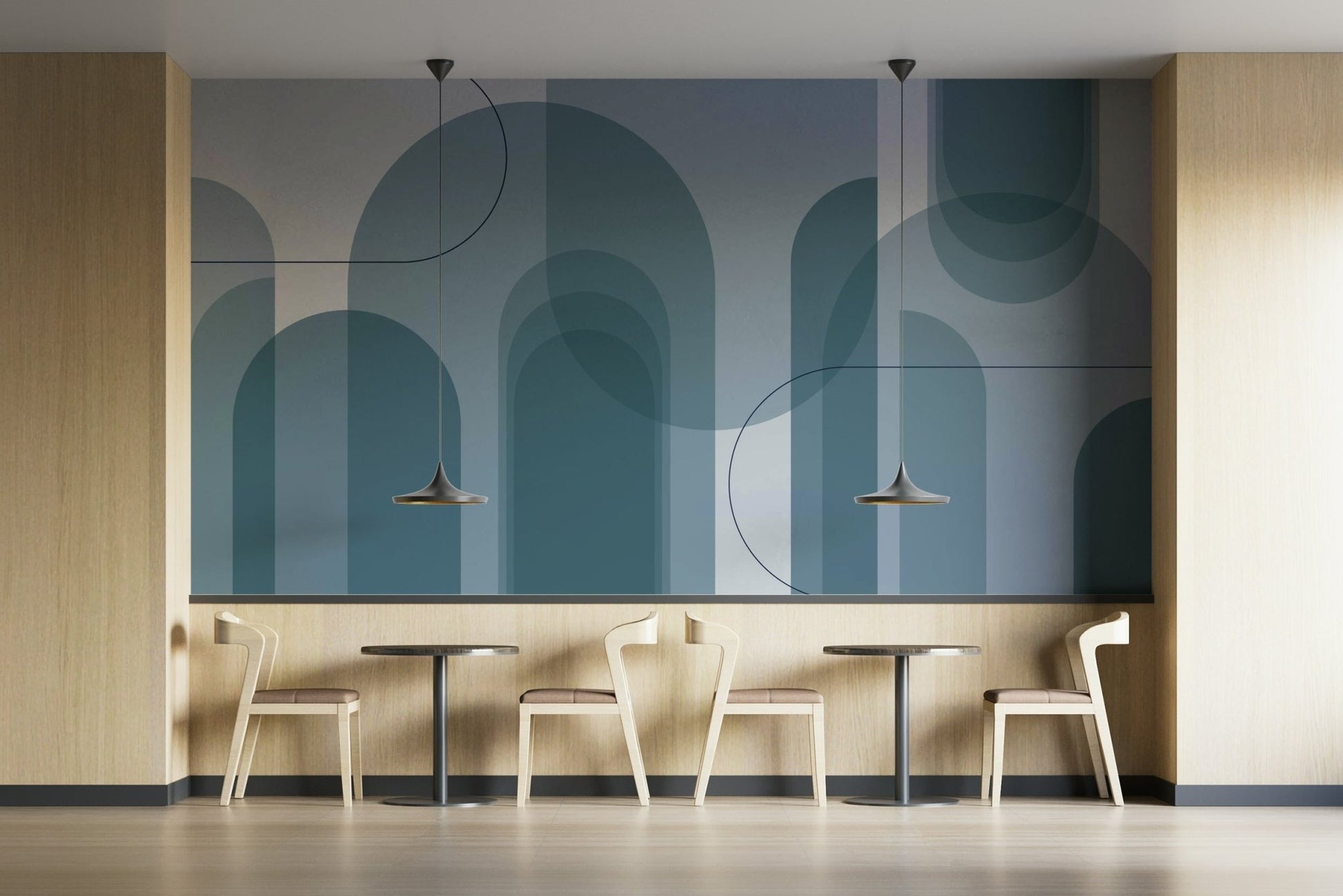 Abstract design with a sense of gentle movement.

