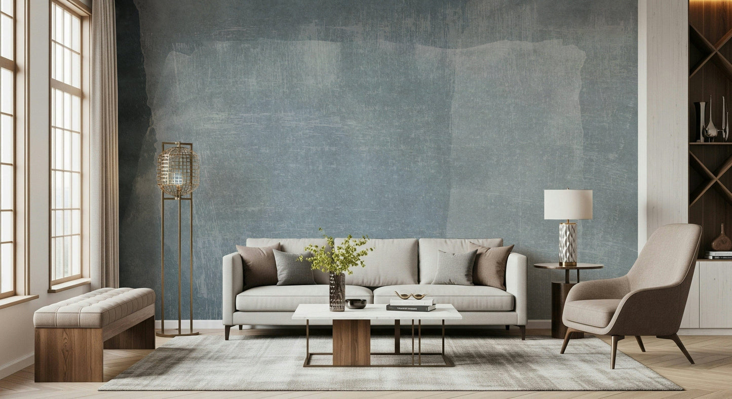 A beautiful modern art wall mural of delicate color.