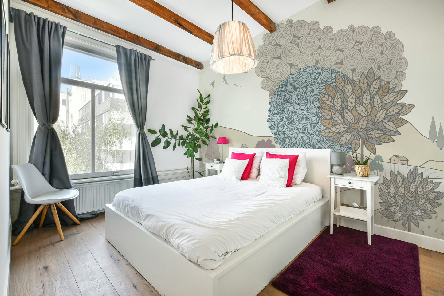 Fond d'écran de campagne de campagne serein