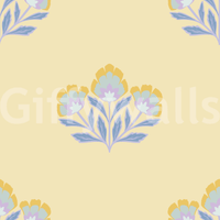 Lovely Serene Flora wallpaper for walls, exquisite bloom illustration.