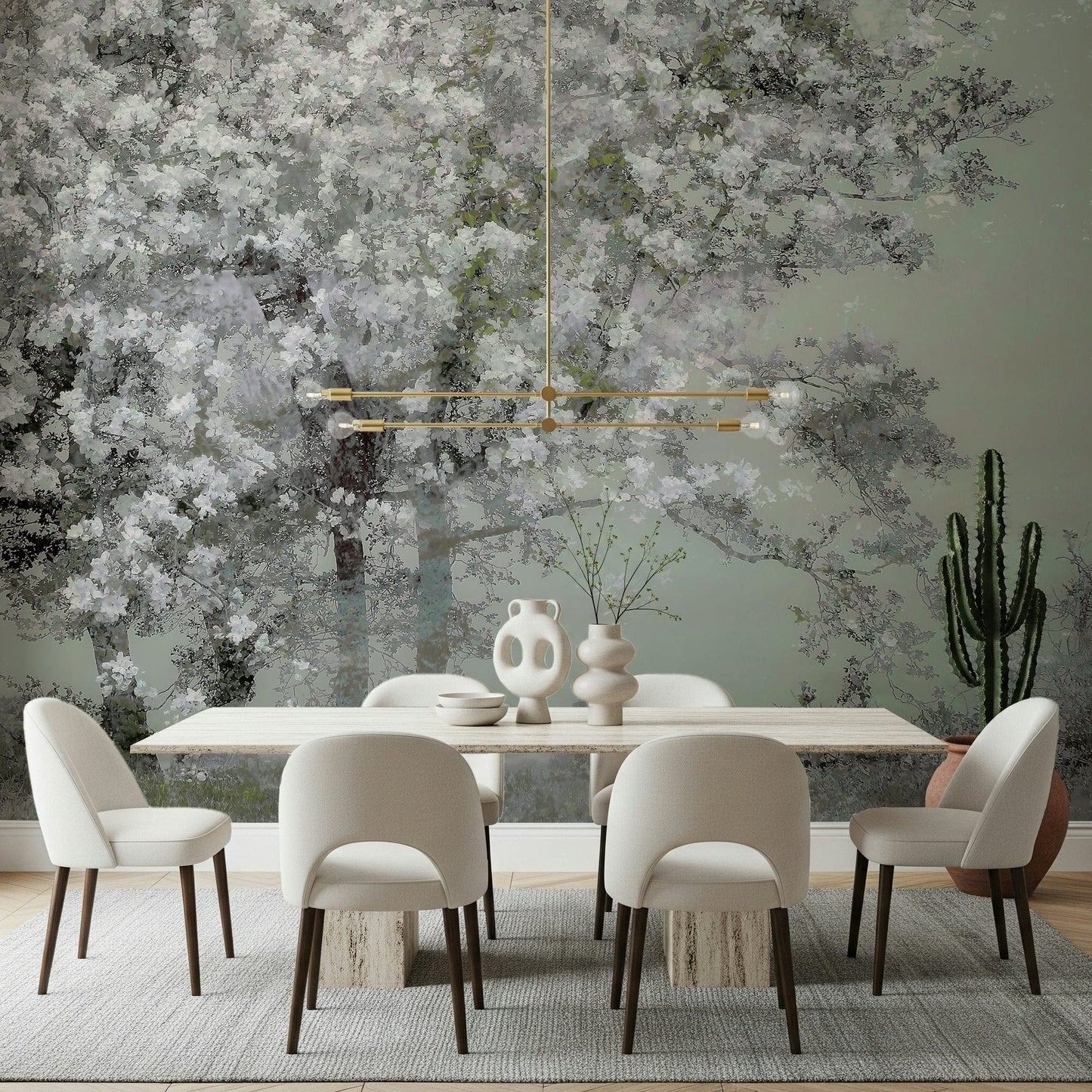 Floral Canopy Serenity Wall Mural -1518414