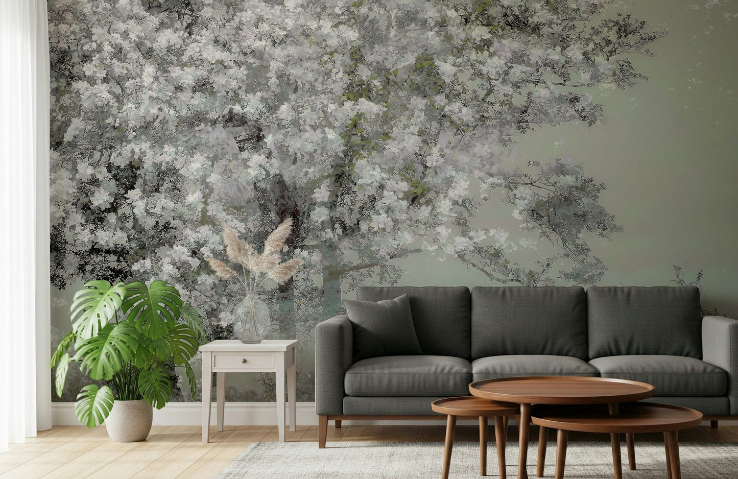 Floral Canopy Serenity Wall Mural -1518414