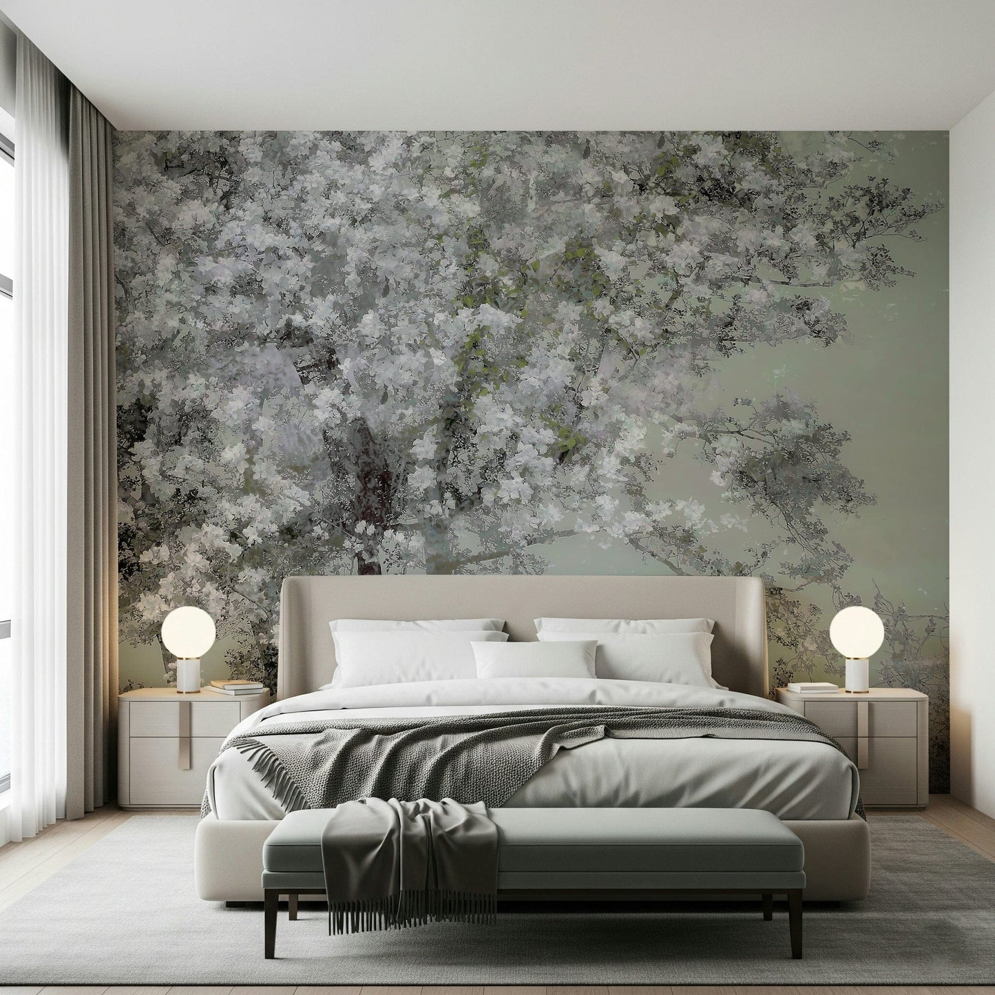 Floral Canopy Serenity Wall Mural -1518414