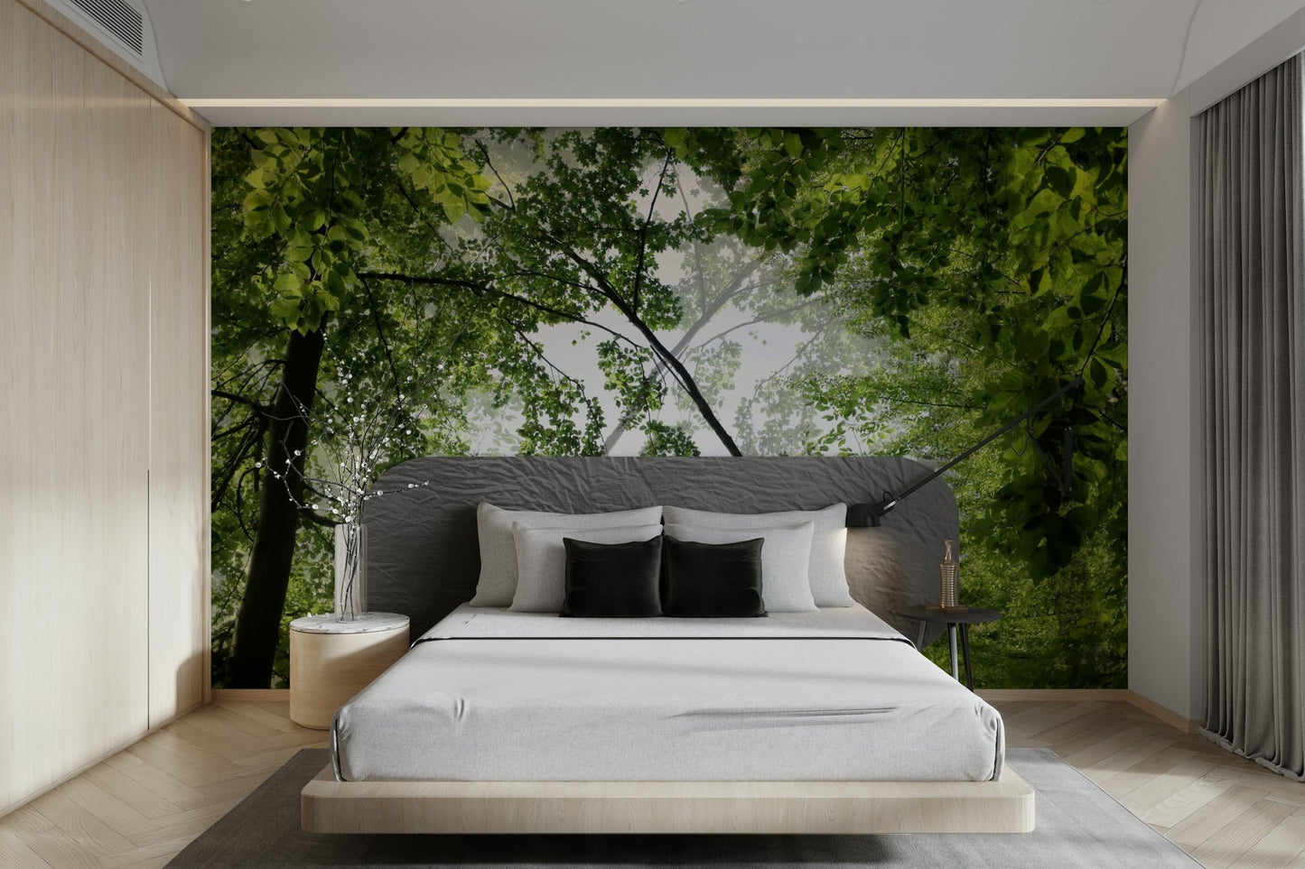 Ideal wallpaper for a bedroom, living room, or meditation area.

