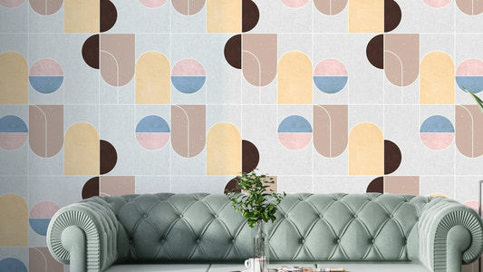 Serene Geometrie Wallpaper⁠